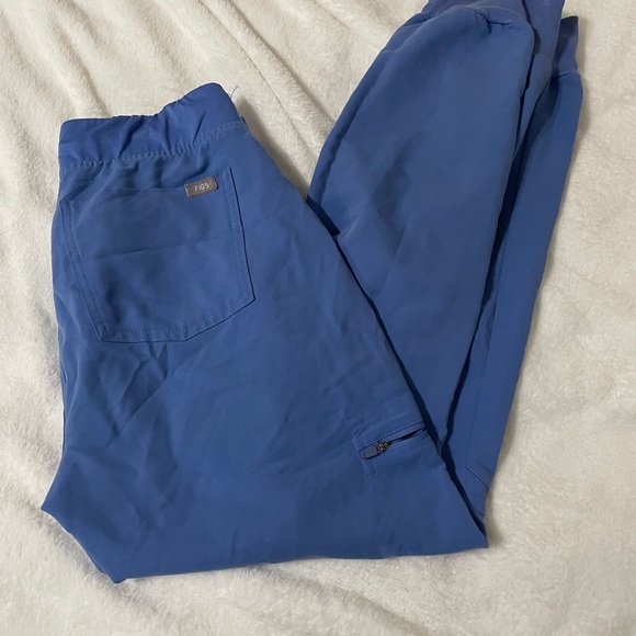 Figs Blue Zamora Jogger Scrub Pants - Picture 3 of 4